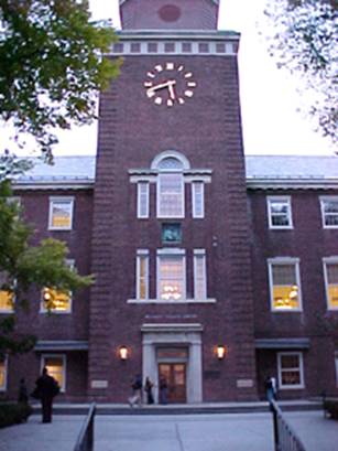 library clock tower