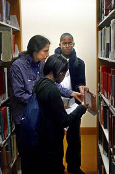 Beth and students